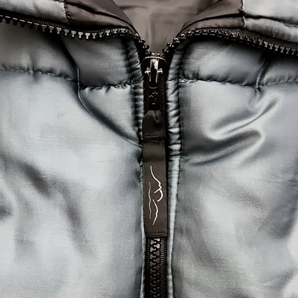 Far West Men's Puffer  Steel Blue Vest Size Medium Pockets Size Medium - Picture 4 of 11